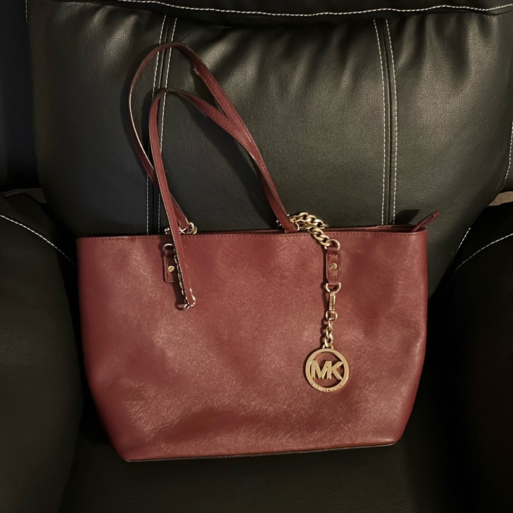Michael Kors burgundy large bag